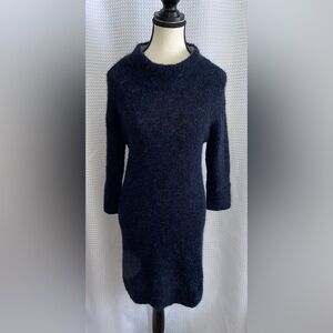 Women’s PART TWO Alpaca Blend navy blue‎ midi dress size small